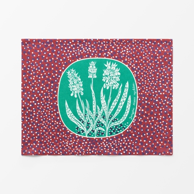 Placemat Textile Flora - Svenskt Tenn Online - Red Green, Josef Frank