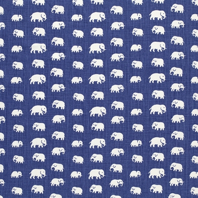 Svenskt Tenn Textil Elefant Blå