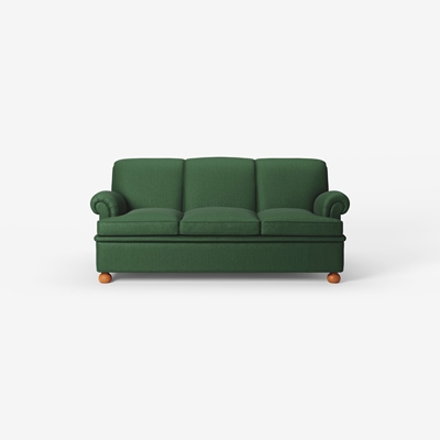 Sofa 703 - Svenskt Tenn Online - Length 190 cm, Vägen, Dark green, Josef Frank