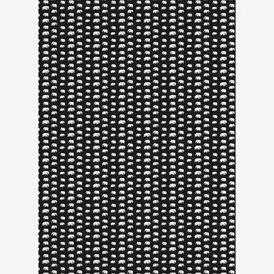 Textile Elefant - Svenskt Tenn Online - Linen 315, Black, Estrid Ericson