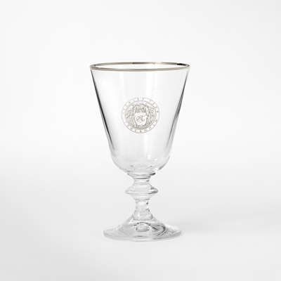 Wine Glass Silver Brim and Emblem - Svenskt Tenn Online - 23 cl, Glass, Silver, Svenskt Tenn