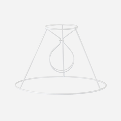 Wire frame pleated lampshade - Svenskt Tenn Online - Diameter 16,5 cm Height 15,5 cm, Large clip