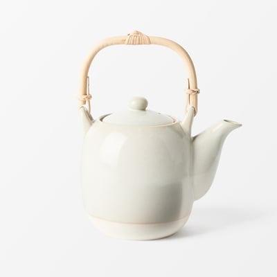 Teapot Japan - Svenskt Tenn Online - Width 16 cm, Height 13 cm, Ivory, Ikat