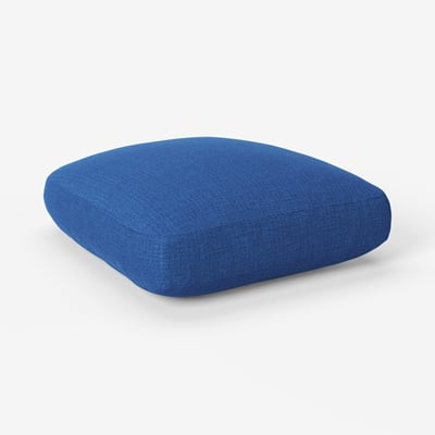 Chair Cushion Pad 311 - Svenskt Tenn Online - Heavy Linen , Blue, Josef Frank