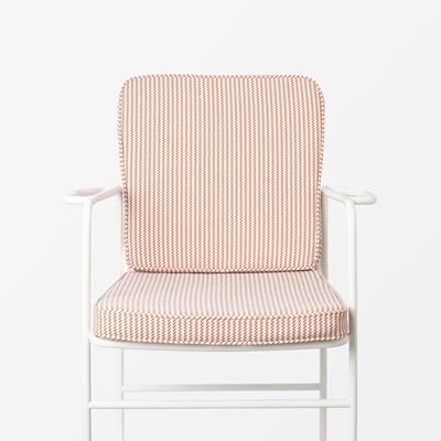 Chair pad 591 Dedar Summertime Corallo - Svenskt Tenn Online - Josef Frank