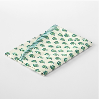 Table Cloth Block Print Round Cornflower - Svenskt Tenn Online - Cotton, Svenskt Tenn