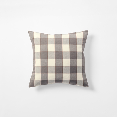 Cushion Gripsholmsruta - Svenskt Tenn Online - Length 40 cm Width 40 cm, Linen & Cotton, Gripsholmsruta, Grey