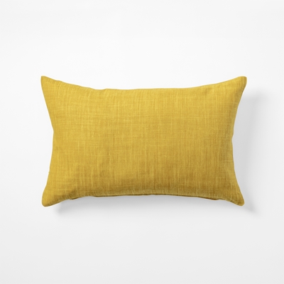 Cushion Svenskt Tenn Linen - Svenskt Tenn Online - Length 55 cm Width 35 cm, Linen, Yellow, Svenskt Tenn