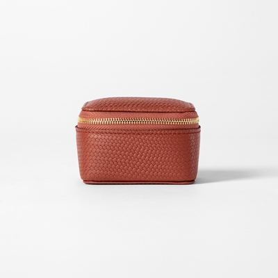 Cufflinks Box Embossed Leather - Svenskt Tenn Online - Leather, Cognac, Svenskt Tenn