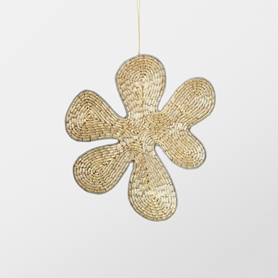 Decoration Flower Embroidered - Svenskt Tenn Online - Metal, Gold, Sophia Edstrand