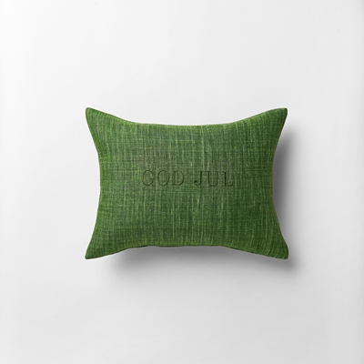 Cushion God Jul - Svenskt Tenn Online -  Length 40 cm Width 30 cm, Linen, Ivy Green, Svenskt Tenn