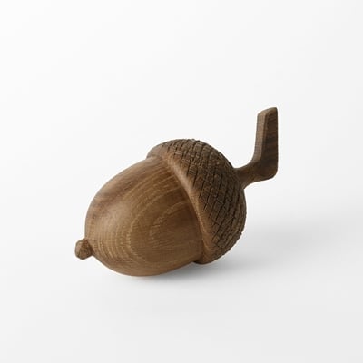 Acorn Wood - Svenskt Tenn Online - 12,5 cm, Oak, Dark brown