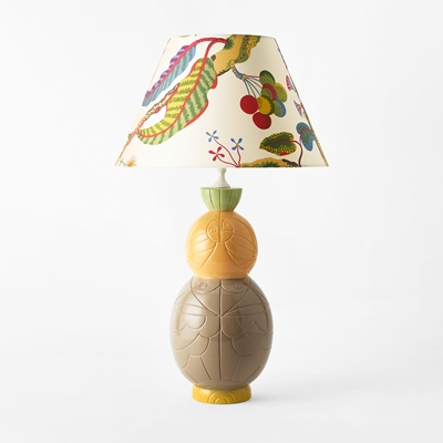 Table Lamp Sole - Svenskt Tenn Online - 40x21 cm, Ceramics, Yellow, Liselotte Watkins
