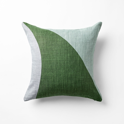 Cushion Misto - Svenskt Tenn Online - Length 50 cm Width 50 cm, Linen, Verde Misto, Ivy Green, Liselotte Watkins