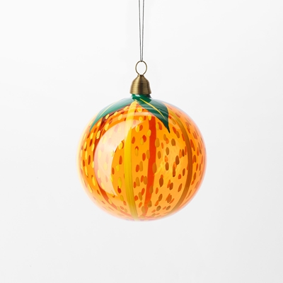 Bauble Fruits of Eden - Svenskt Tenn Online - Height 8 cm, Glass, Apelsin, Orange, Sam Wilde