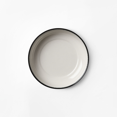 Bowl Dé - Svenskt Tenn Online - 18.5 cm, Porcelain, Black White, Ann Demeulemeester