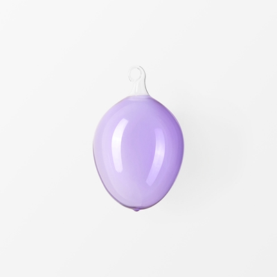 Glass Egg - Svenskt Tenn Online - Height 5 cm, Glass, Round, Viole, Svenskt Tenn