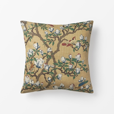 Cushion Japanese Magnolia - Svenskt Tenn Online - Yellow, GP & J Baker/Svenskt Tenn