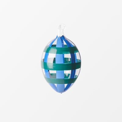 Handpainted Glass Egg - Svenskt Tenn Online - Height 5 cm, Evelina Kroon