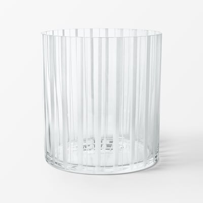 Vase Cut in Number - Svenskt Tenn Online - Diameter 18,5 cm Height 20 cm, Glass, Ingegerd Råman