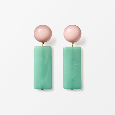 Earrings Milano Plate - Svenskt Tenn Online - Jade, Lorena Taddei