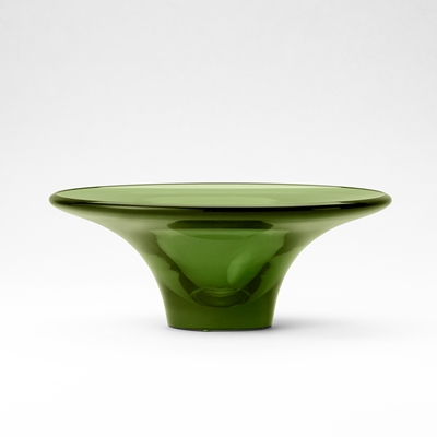 Bowl Infinity - Svenskt Tenn Online - 33x12,5 cm, Glass, Green, Erika Lagerbielke