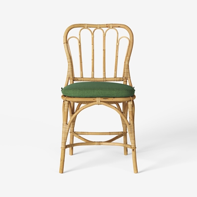 Chair Pad 1184 - Svenskt Tenn Online - Heavy Linen , Green, Svenskt Tenn